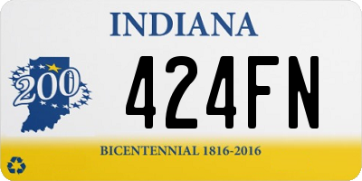 IN license plate 424FN