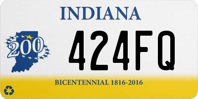 IN license plate 424FQ