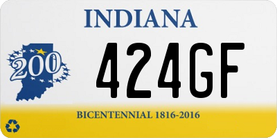 IN license plate 424GF