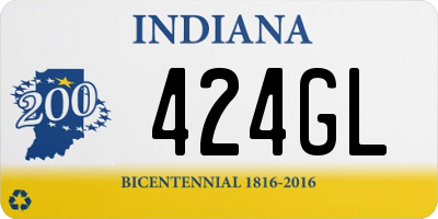 IN license plate 424GL