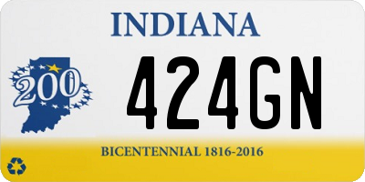 IN license plate 424GN