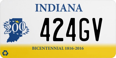 IN license plate 424GV