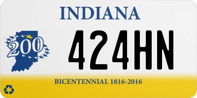 IN license plate 424HN