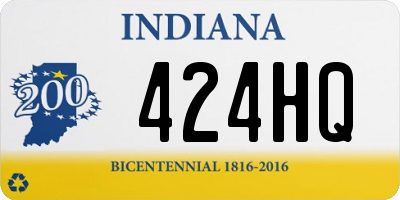 IN license plate 424HQ