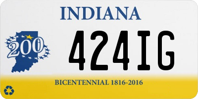 IN license plate 424IG