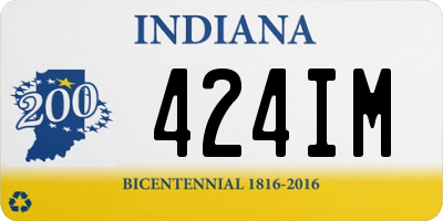 IN license plate 424IM