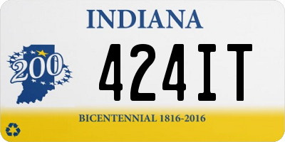 IN license plate 424IT