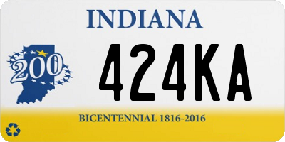 IN license plate 424KA