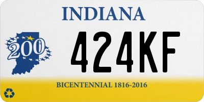 IN license plate 424KF