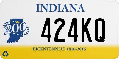 IN license plate 424KQ