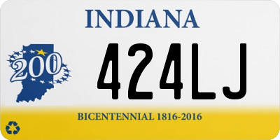 IN license plate 424LJ