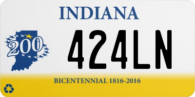 IN license plate 424LN