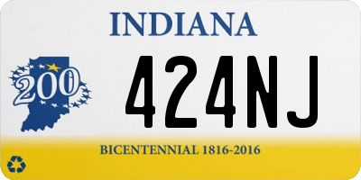 IN license plate 424NJ