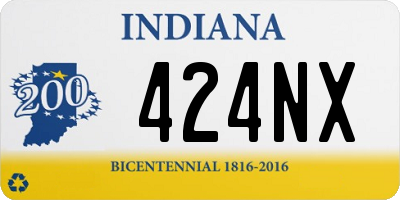 IN license plate 424NX