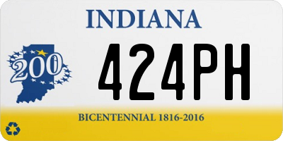 IN license plate 424PH