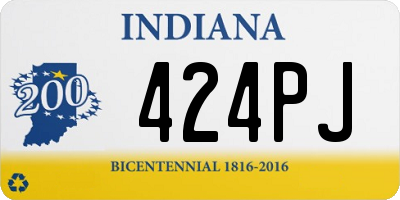 IN license plate 424PJ