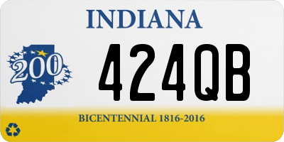 IN license plate 424QB