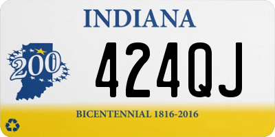 IN license plate 424QJ