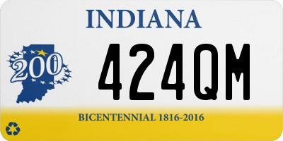 IN license plate 424QM