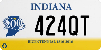 IN license plate 424QT