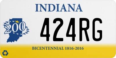 IN license plate 424RG