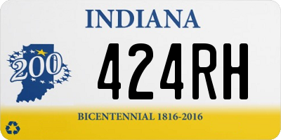 IN license plate 424RH