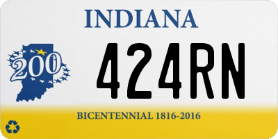 IN license plate 424RN