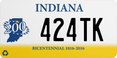 IN license plate 424TK