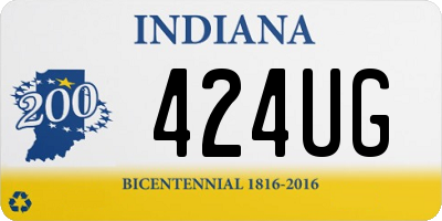 IN license plate 424UG