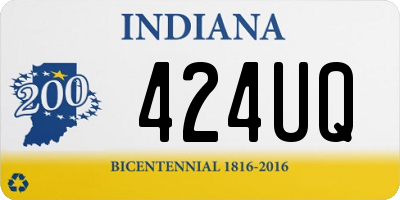 IN license plate 424UQ