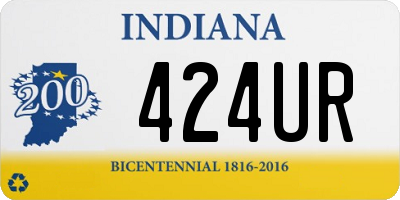 IN license plate 424UR