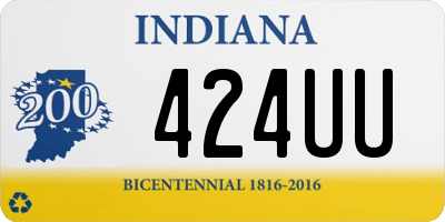 IN license plate 424UU