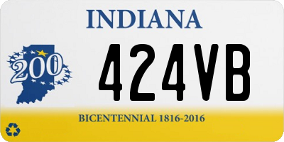 IN license plate 424VB