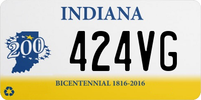 IN license plate 424VG