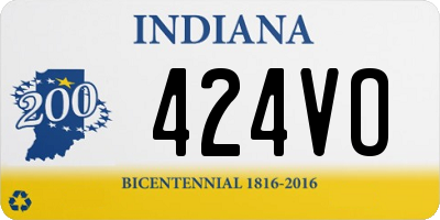 IN license plate 424VO