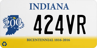 IN license plate 424VR