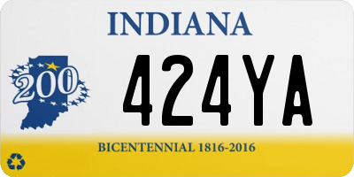 IN license plate 424YA