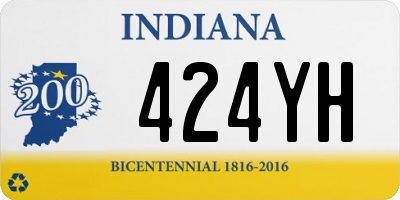 IN license plate 424YH