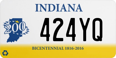 IN license plate 424YQ