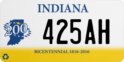 IN license plate 425AH