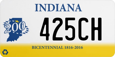 IN license plate 425CH