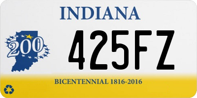 IN license plate 425FZ