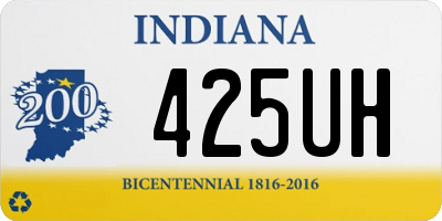 IN license plate 425UH