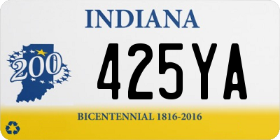 IN license plate 425YA