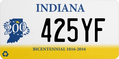 IN license plate 425YF