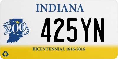 IN license plate 425YN