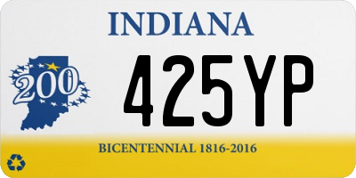 IN license plate 425YP