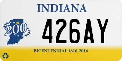 IN license plate 426AY