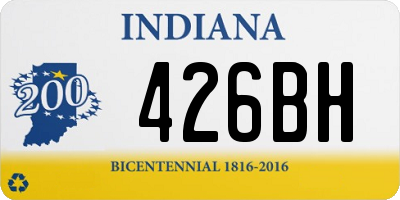 IN license plate 426BH