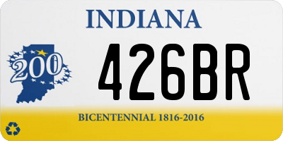 IN license plate 426BR